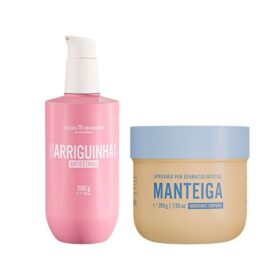 Beleza Brasileira - Kit Hidratante Corporal Manteiga 200ml + Barriguinha Antiestrias 200g