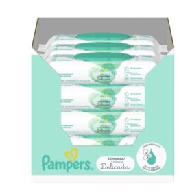 Kit Pampers Lenc Umed Inf Limpeza